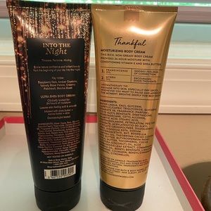 brand new bath and body works body creams